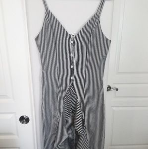 High low stripped crop